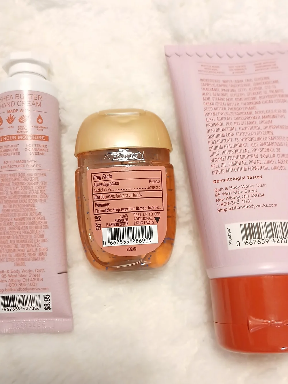 Bath & Body Works Body Cream & Hand Cream Gift Set - Pink